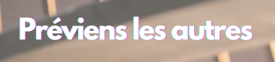 Préviens les autres